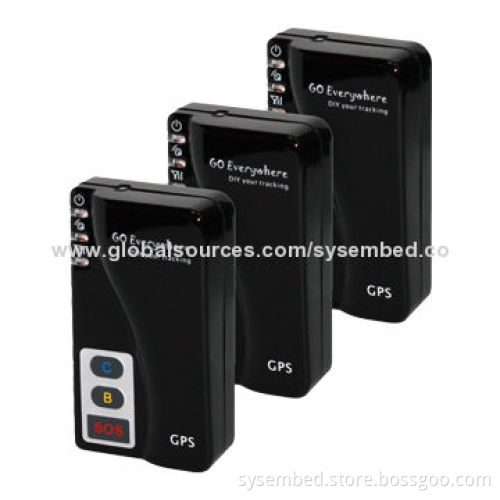 SIM Card GPS Tracking Device with SOS Call, Rechargeable and Changeable Internal Battery